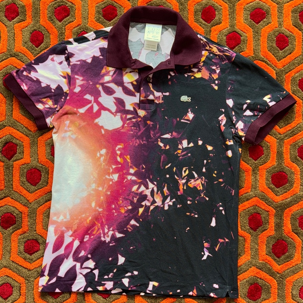 MAKE OFFER! Lacoste Visionaire Thomas Demand Polo Men's Med. RARE
